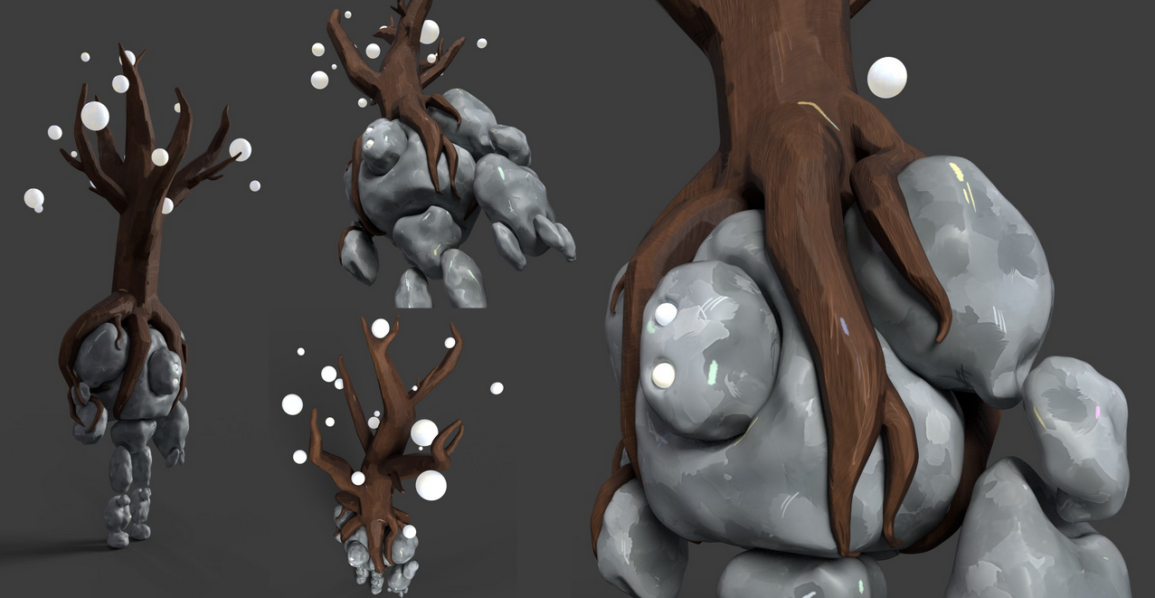 Stone and Tree Golem